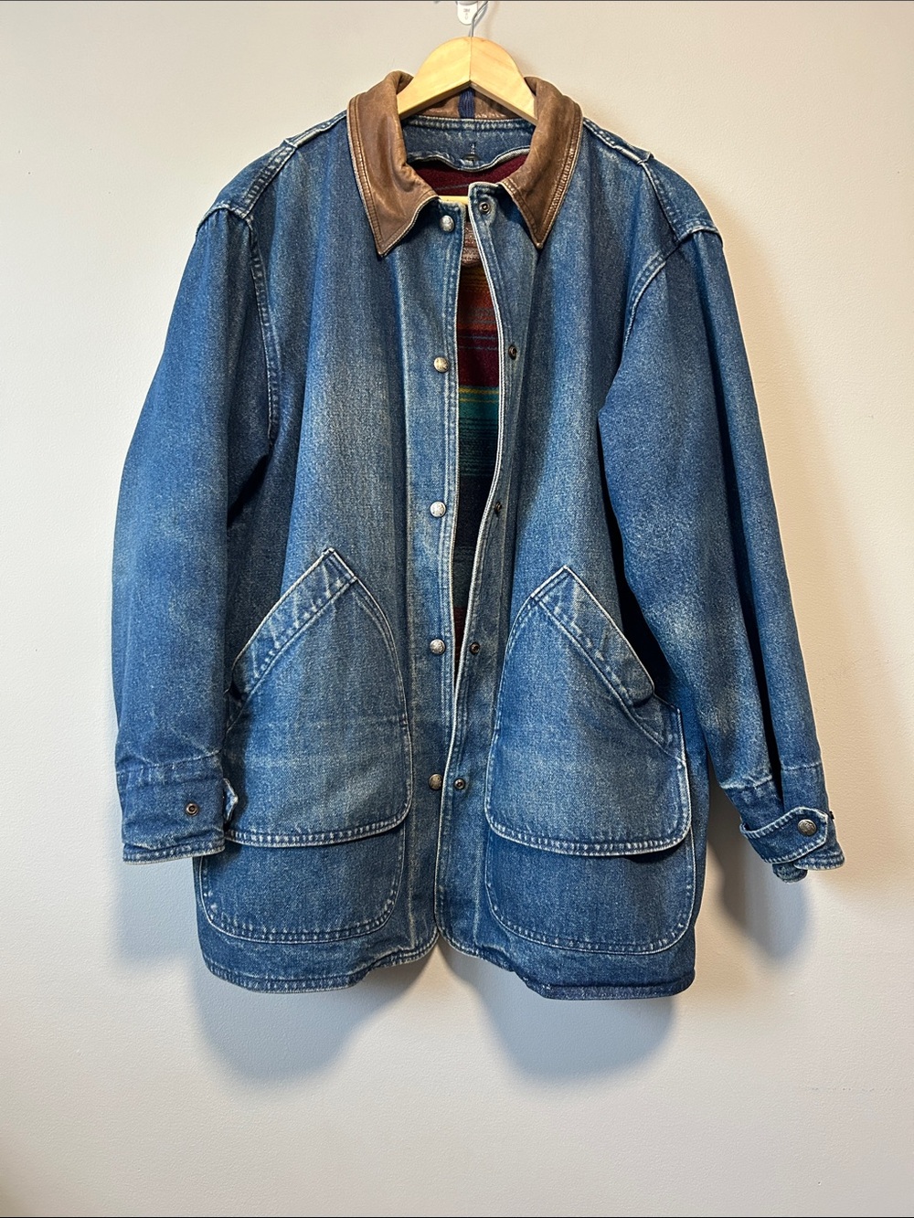Vintage Woolrich Denim Barn Chore Jacket